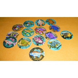 Unbranded Pre Cut One Inch Bottle Cap Images Beautiful Fish Free Shipping - photo, 15 images