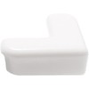 4Pcs White Corner and Edge Protectors, Self-Adhesive Bumpers for Furniture,