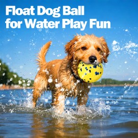 Mity rain Dog Balls - Upgrade E-TPU Durable, Indestructible Dog Ball for Small, Medium & Large Dogs | Bouncy Floating Water Pool Toys for Aggressive Chewers Fetch & Training