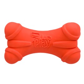Hartz Dura Play Bacon Scented Squeak Bone Dog Toy, Multiple Dog Toy Sizes & Pack Sizes