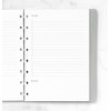 Filofax Minimal to Do Notebook Refill - A5,White