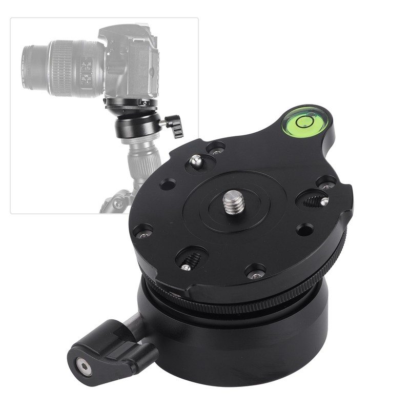 Tripod Head DY‑60N Tripod Leveling Base Leveler Adjusting Plate for