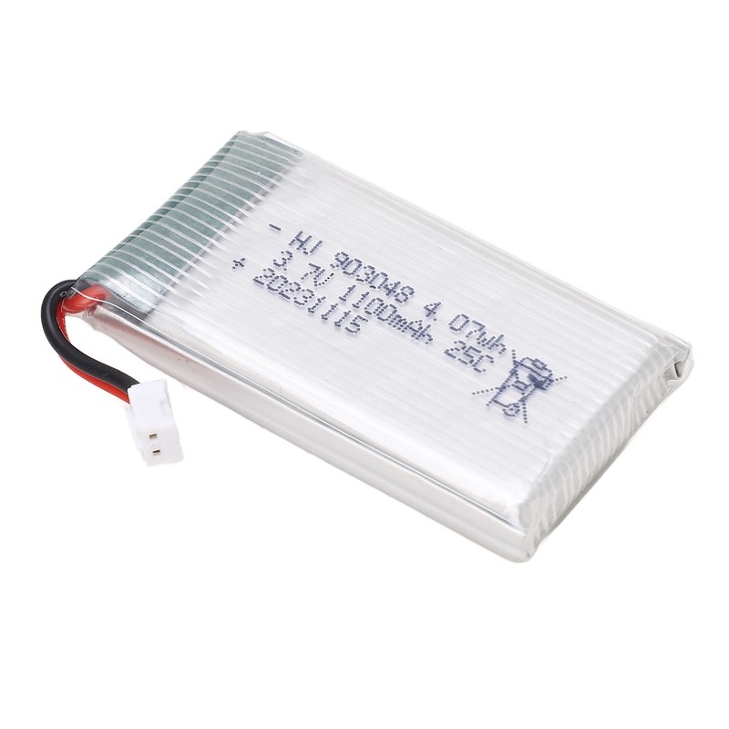 3.7V 1100mAh Battery With PH2.0 Connector Drone Flight Battery Li