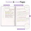EMSHOI Notebook A5, Hardcover Spiral Notebook, Notepad with 100 gsm