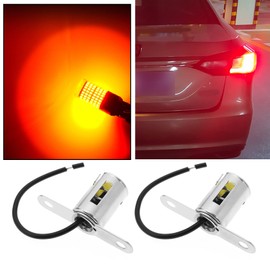 OTOTEC 4Pcs 1156 BA15S Socket Adapter Replacement Lamp Holder Adapter 1156 Turn Signal Light Wiring Harness Socket Connector for P 21W / R10W / R5W Thread