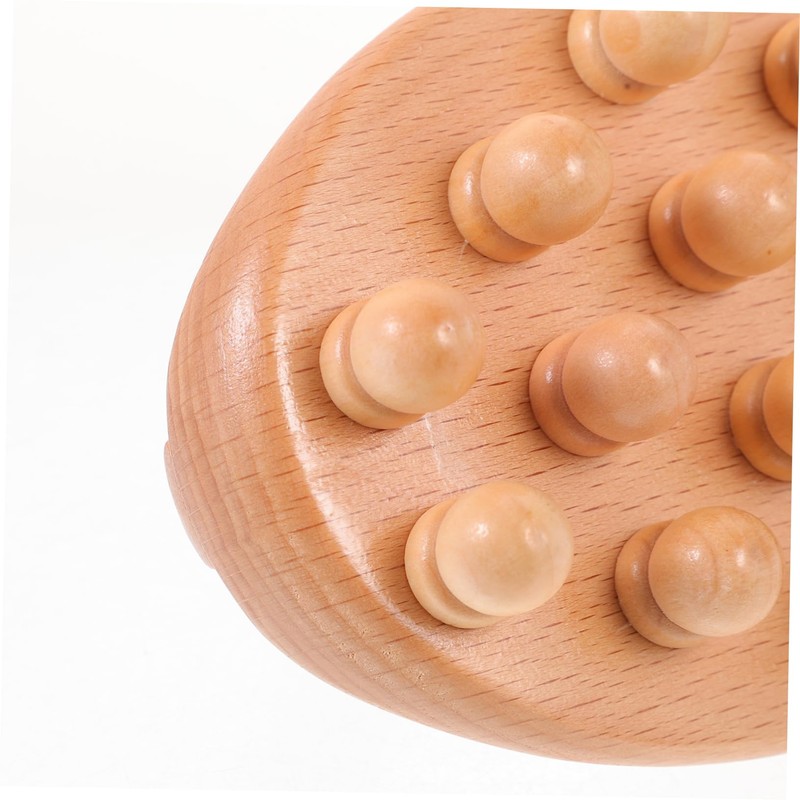 Beavorty 3pcs Deep Tissue Massager Roller Wood Body Massage Brush