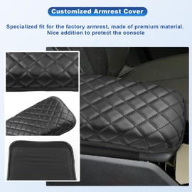 CDEFG 2023 2024 Grand Cherokee L Center Console Cover 2021-2024 Grand Cherokee L Armrest Cover Central Consola Pad Arm Rest 2022 2023 2024 Grand Cherokee/Grand Cherokee L Accessory