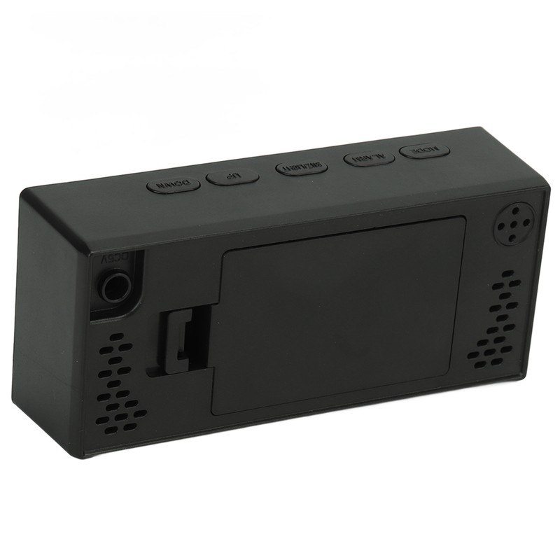 Mirrored Digital Alarm Clock Smart Light Sensing LED Display Digital