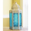 Decorative Lantern for Room Home Bath Bedroom Decor, Large, White