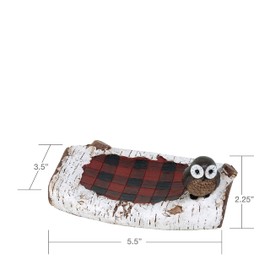 SKL Home Yellowstone Sundance Soap Dish, Brown