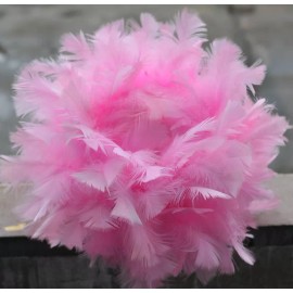 Feather Paradise Rose Balls/Feather Balls/Large Wedding Centerpieces Ball/Ornament 12 inches