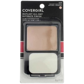 CoverGirl Outlast All-Day Ultimate Finish 3-in-1 Foundation, Creamy Natural 4...