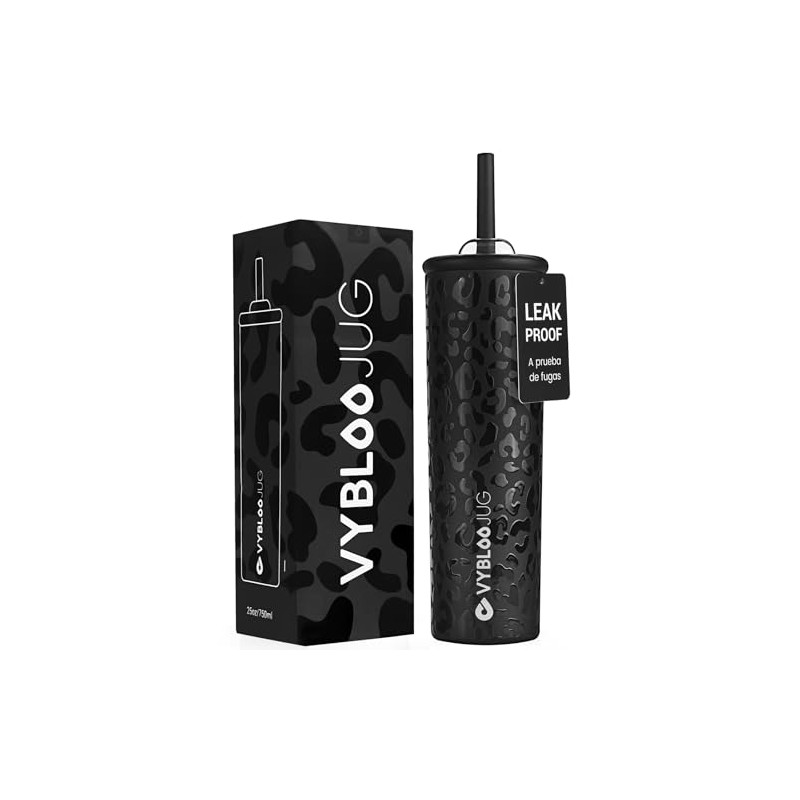 Termo Doble Pico, 24H Frío Acero Inoxidable 25OZ Instinto Real