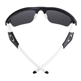 SAUCER Replacement Nose Pieces Pads & Earsocks Temple Sleeve Rubber Kit for Oakley Half Jacket | Half Jacket XLJ Sunglass - White + White