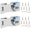 TOKCKYBL Keyless Cabinet Lock with Combination Code - 3-Digit Password