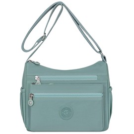 FAVORTALK Handbags & Shoulder Bags for Women Ladies - Waterproof Multi Pocket Handbag Cross Body Bag Lightweight Crossbody Handbags with Adjustable Strap for Shopping Work - B41516