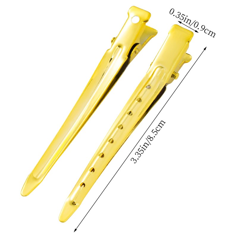 24 Packs Duck Bill Clips, Bantoye 3.35 Inches Rustproof Metal