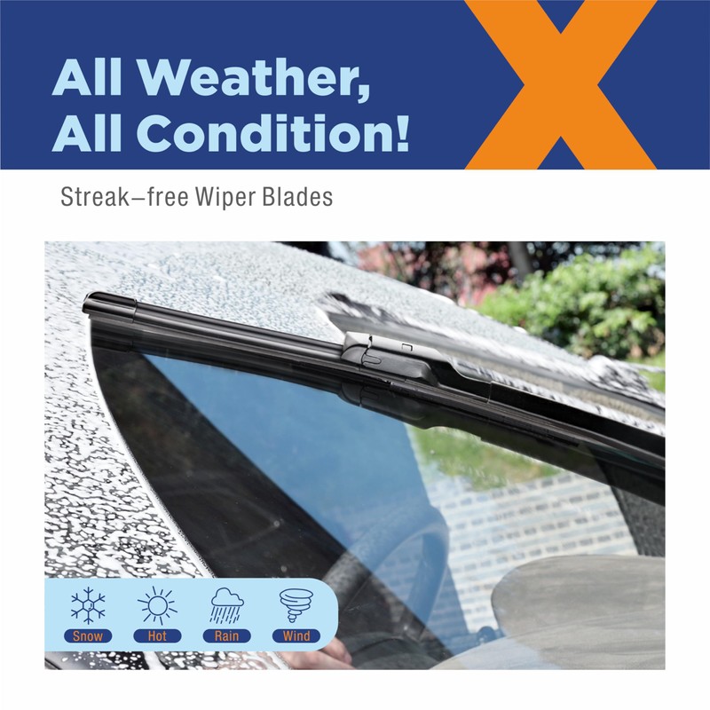 ICEXSNOW® Silicone Windshield Wiper Blades Replacement for 2020 2021 2022