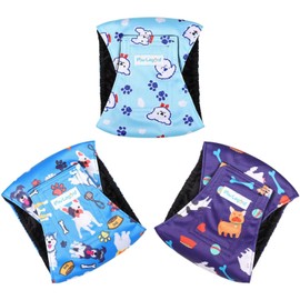 Paw Legend Washable Dogs Diapers Male Dog Belly Bands for Male Dogs Diapers Reusable Puppy & Doggie Diapers Male (3 Pack, X-Small)