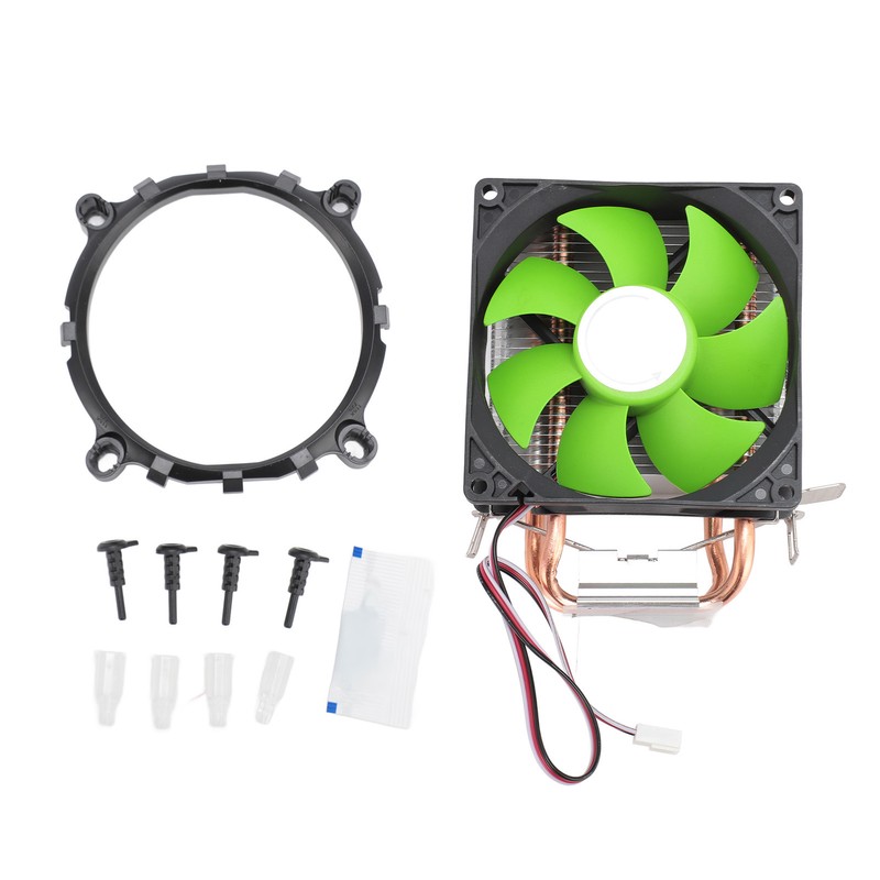 CPU Cooler Dual Heat Pipe 48CFM DC12V Quiet Operation Hydraulic