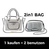AT Allure-T Handbag Organiser Felt with Zip, Handbag Organiser Bag