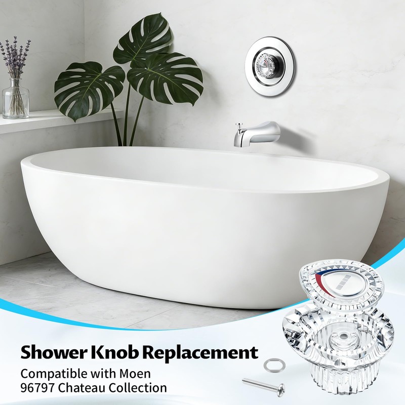96797 Shower Handle Replacement Compatible with Moen Chateau Single-Handle