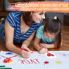 4 Inch Letter Stencils, 42 Pieces, Reusable Letter and Number