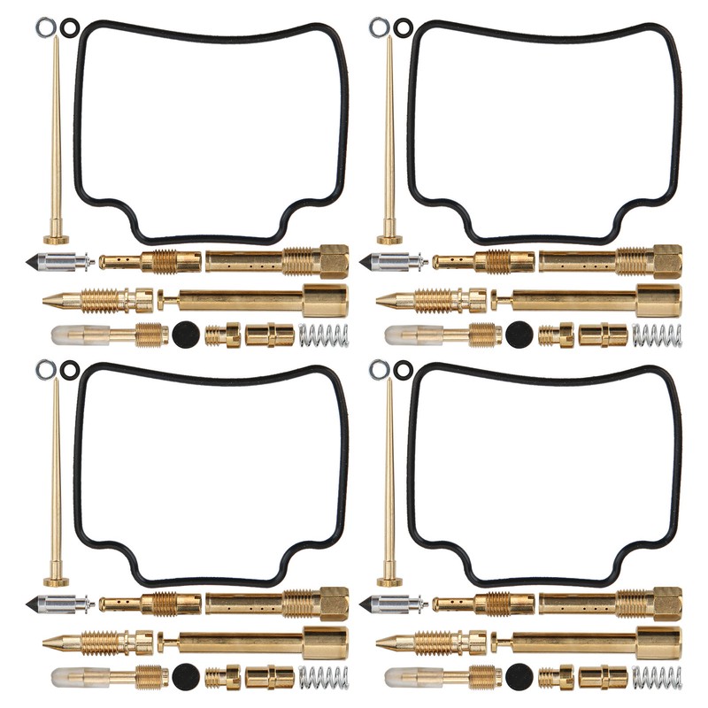 4 Sets Carburetor Rebuild Fix Kit Carb Overhaul Seals Fit