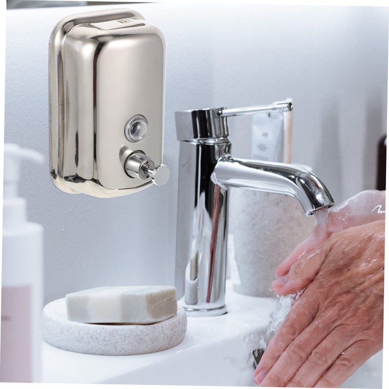 Operitacx 1 Set Wall Mounted Lotion Dispenser Shampoo Container Press