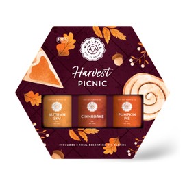 Harvest Autumn Essential Oil Set | Cozy Fall Aromatherapy Blends | Perfect for Diffusers and Seasonal Relaxation (Set, Harvest Wishes)
