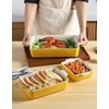 Sweejar Ceramic Bakeware Set, Rectangular Baking Dish for Oven Lasagna