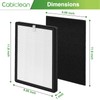 H13 True HEPA ProHEPA 9000 Replacement Filter Compatible with VEVA