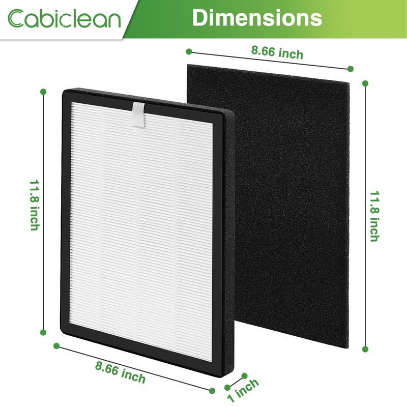 H13 True HEPA ProHEPA 9000 Replacement Filter Compatible with VEVA