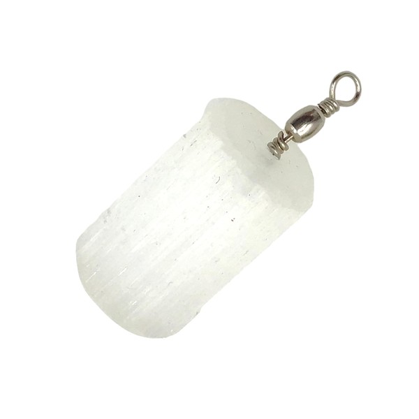 Steinfixx® - Real Selenite Pendant | Healing Point | Mary