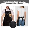 Aomaic Barbecue Apron for Men, Barbecue Cooking Apron Men's Apron
