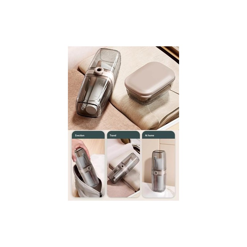 2 Piezas Estuche para cepillos de Dientes de Viaje, Soporte