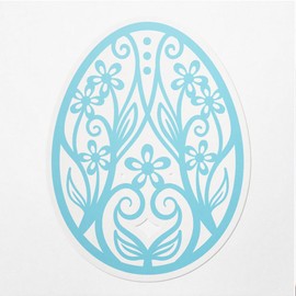 Decal Stickers of Easter Egg Premium Indoor (No Waterproof) Vinyl Decal Stickers for Laptop Phone Accessory Helmet Car Window Mug Tuber Cup Door Wall Decoration - USCVER3c29501BL0124