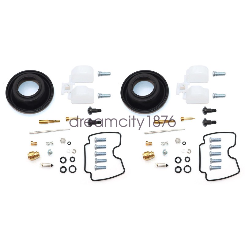 soillar 2PCS Fit Yamaha V-Star 1100 XVS1100 99-08 2009 Carburetor