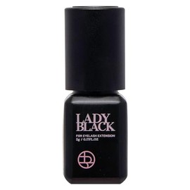 Pegamento de extensión de pestañas negro para mujer, 5 ml, 3 a 4 segundos, tiempo de secado, 5 a 6 semanas, retención, calcomanía negro cielo, pegamento impermeable para extensiones de pestañas,