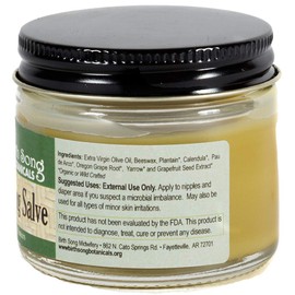 Birth Song Botanicals Herbal Healing Salve First Aid Ointment, Herbal Skin Irritations  Salve, 1.5oz Jar
