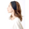 KOBE VINGTAINE HK-208-BK Polka Dots, Wide Headband, Polka Dot, Mature