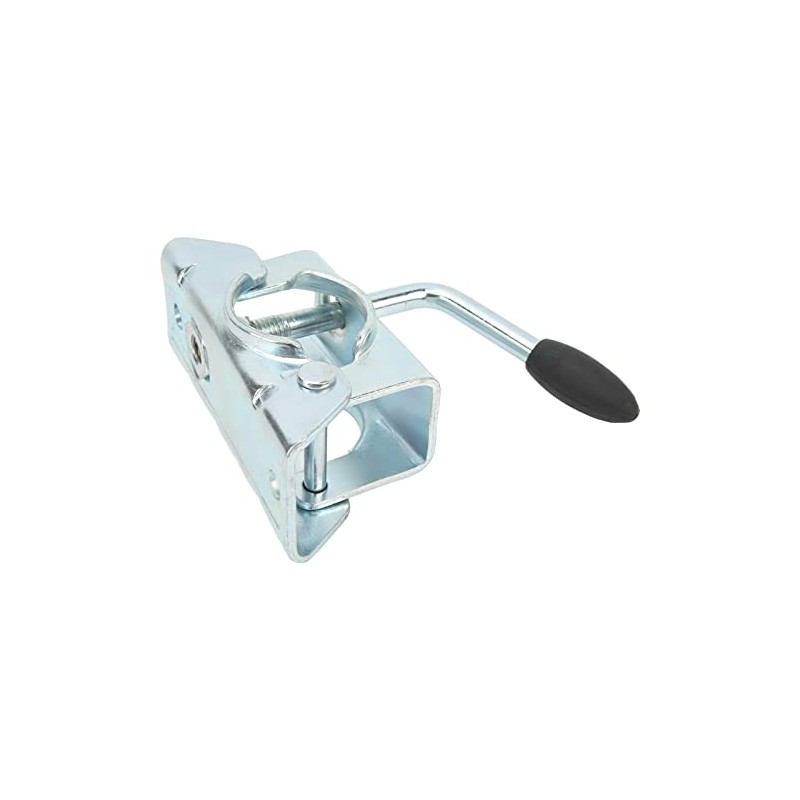 Depisuta Trailer Jack Wheel Split Clamp, Galvanized Iron Trailer Jack