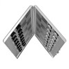 Metal Pocket Chess Set, Portable Foldable Travel Magnetic Mini Checkers
