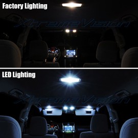 XtremeVision Interior LED for Saturn Sky 2007-2009 (4 Pieces) Cool White Interior LED Kit + Installation Tool