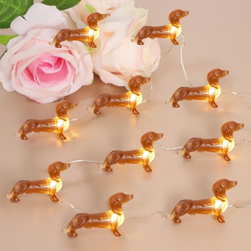 Impress Life Pet Theme Christmas Decorative String Lights, 10ft 30