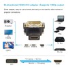 CY DVI Male to HDMI Female Adapter 90 Degree Up