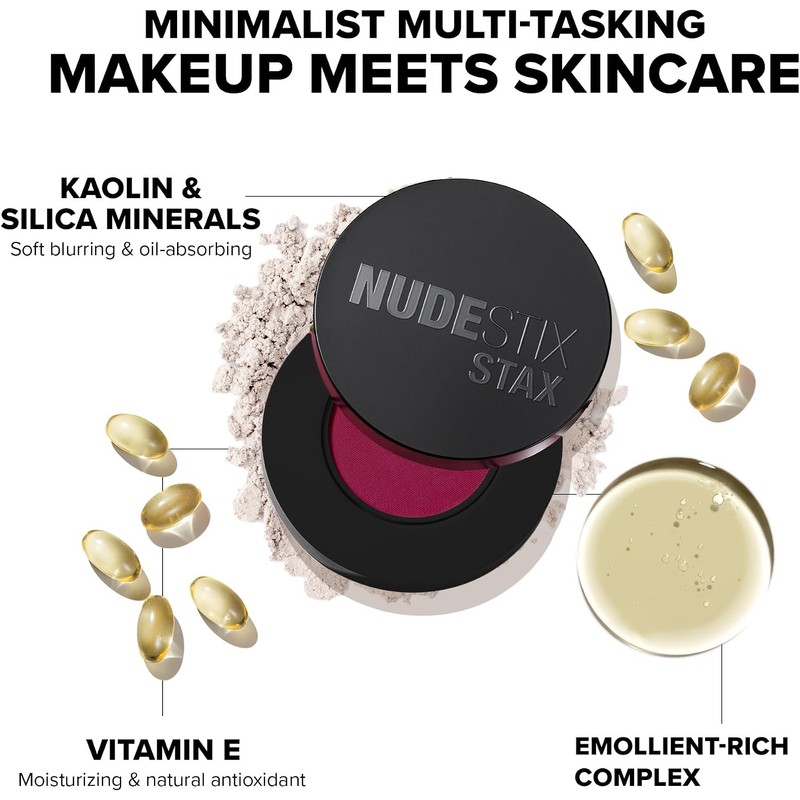 Nudestix STAX All Over Color Blush Balm – Multi-Use Cream