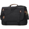 RAINSMORE Messenger Bag for Men 17-17.3 Inch Laptop Bag Water-resistant