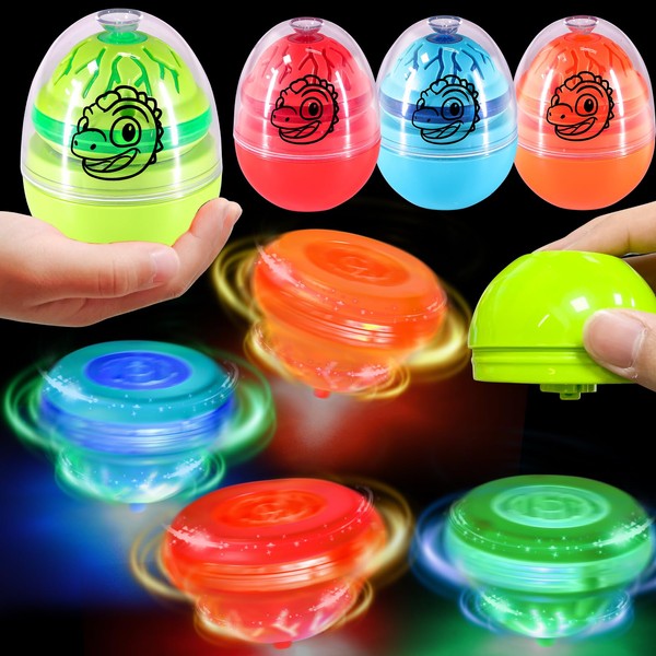 4 Pcs Easter Eggs Basket Stuffers Toys for Kids, 3.2"
