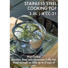 CAMPINGMOON 3.0L Cooking Pot CC-21